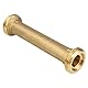Schlösser JS Passstück 3/4 Zoll (DN15) x 110 mm für Wasserzähler Wärmemengenzähler - Messing blank - 0080040300001