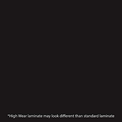 Wilsonart's High Wear 5 ft. x 12 ft. Laminate Sheet in Black with Matte Finish
