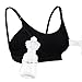 momcozy Pump Still-BH, Pump-BH zum Stillen, Verstellbarer Milchpumpen- und Schlaf-BH aus weichem Stretchmaterial. Kompatibel mit Allen Milchpumpen