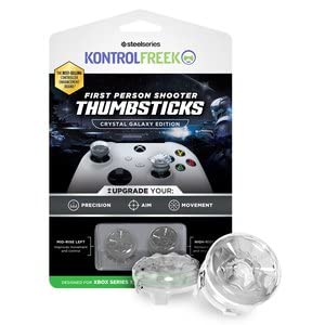 Ya en mundofriki.es: KontrolFreek FPS Freek Galaxy Crystal para Xbox One y Xbox Series X Controller | Pulgares de Rendimiento | 1 Tiro Alto, 1 Tiro Medio | Cristal
