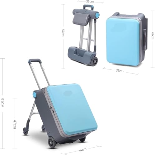 Bagage à main 20in bleu pour s'asseoir confortablement durant l'embarquement