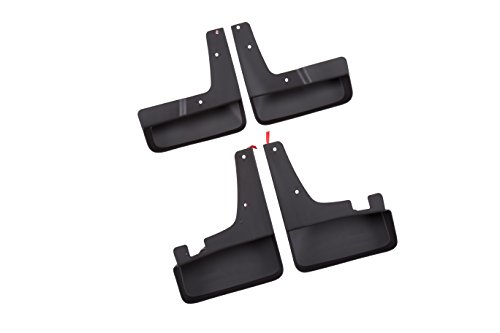 Image of GM Accessories 19170503 Molded Splash Guards in Gray with GMC Logo