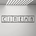 Plakat filmowy film naklejka ścienna ekspozycja czas aparat mural folia taśma winylowa naklejka kina domowego dekoracyjna sztuka ścienna druk 93 x 20 cm
