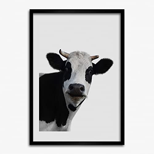 Peinture de vache élevée Tulup en cadre MDF 50x70 cm pour décoration sans défaut