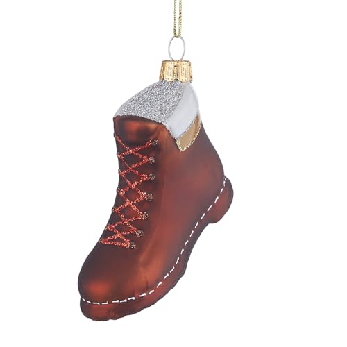 BUTLERS Weihnachtskugel Wanderschuh Hang ON | Christbaumkugel Glas, Weihnachtsbaumschmuck lustig, kreative Baumschmuck für Weihnachten, Weihnachtsdeko für Girlande & Weihnachtsbaum Deko