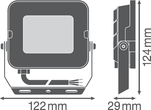 Projecteur LED 20W LEDVANCE compact blanc 2000lm 4000K IP65 éclairage extérieur extérieur - 3
