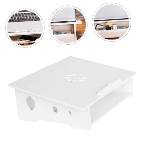 Soporte portátil para laptop Toddmomy blanco miniatura 7