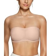 Vertvie Women's Wireless Push-Up Sports Bra with Underarm Smoothing