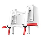 Pull-Up Bars Wall-Mounted Horizontal Bar, Folding Pull-Ups, Hanging Bar Pole with Grommet, Exercise Machine, Load 300Kg, 2 Colors,White