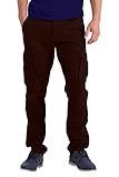 westAce Pantalones cargo elásticos de corte recto para hombre, resistentes, de fácil cuidado, con múltiples bolsillos, 100 % algodón, para senderismo, trabajo, seguridad, clásico, esencial, 32W-44W,