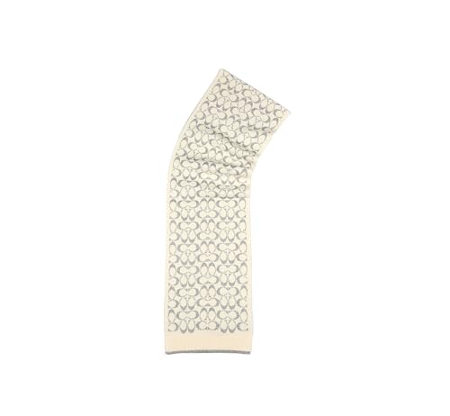 Coach METALLIC SIG C KNIT SCARF3