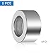 5 Pack M12 Aluminum Spacers, 12.5 mm ID x 20 mm OD x 10 mm Length Round Spacer, Unthreaded Standoff Bushing Plain Finish Metal Spacer, 1/2