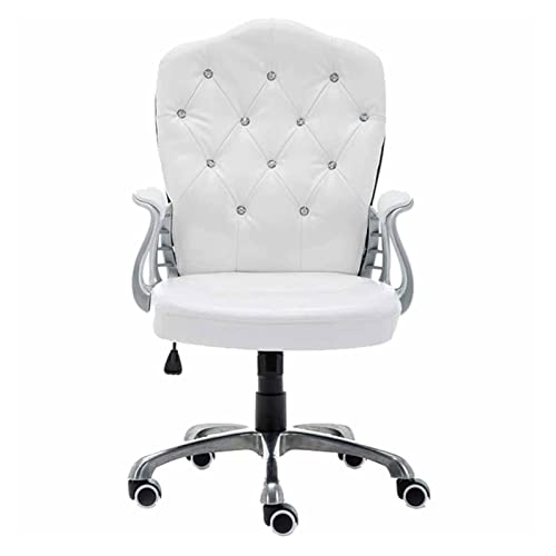 LYOUAE Chaise de Bureau Chaise pivotante Ergonomique pivotante Puce Chaise Longue en Cuir Délicat...