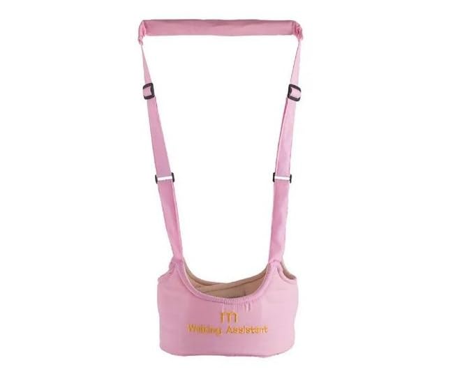 The Modern Trend-One-Shoulder Baby Carrier mother's lap sleeping: Adjustable Hip Wrap with Mesh & Cotton Fabric for Newborns, Half Wrap Hip, Adjustable, Lightweight Cotton, Baby Sling Carrier (Baby waker kids walking harness pink)-image-30