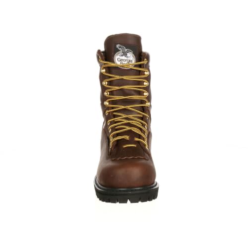 Image of Georgia Boot Men's Lace-to-Toe Steel Toe Waterproof Work Boots