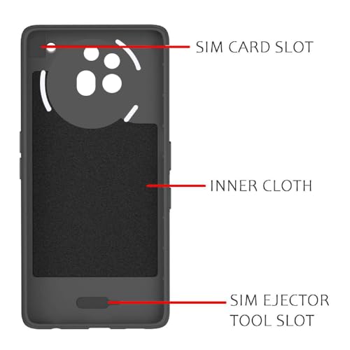 Image of Shockproof Case for Nothing Phone (3a) Pro 5G | Full Camera Protection | TPU Flexible Back Cover for Nothing Phone (3a) Pro 5G (Graphite Grey)