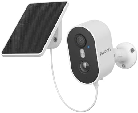 ARCCTV Security Camera Wireless Outdoor, 4MP Recharge Battery Pow...