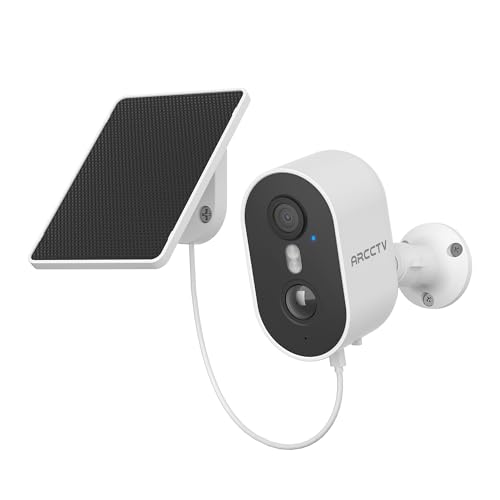 Security Camera Wireless Outdoor, 4MP Recharge Battery Powered Wi...