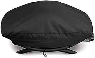 QNINE 7110 BBQ Cover for Weber Q1200 / Q1000 Grill, Barbecue Covers Waterproof for Weber Q100 (66.8 x 43.9 x 31.5 cm)