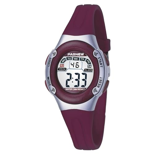 CakCity Waterproof Sport Women's Digital Chronograph Silicone Strap Watch Unisex Wristwatch