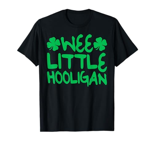 Wee Little Hooligan Shirt St Patricks Day Kids Boys Girls T-Shirt
