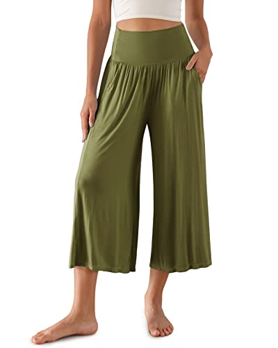 ODODOS-Womens-Wide-Leg-Palazzo-Lounge-Cropped-Pants-with-Pockets-Light-Weight-Comfy-Pajama-Capri-Pants-2022-24-Inseam 31WvG6cDPTL