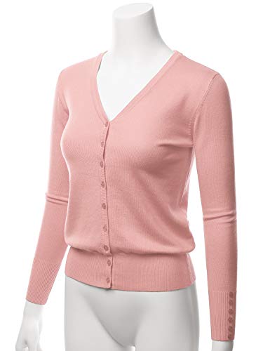 Image of LALABEE Women's V-Neck Long Sleeve Button Down Sweater Cardigan Soft Knit(S-XXL)