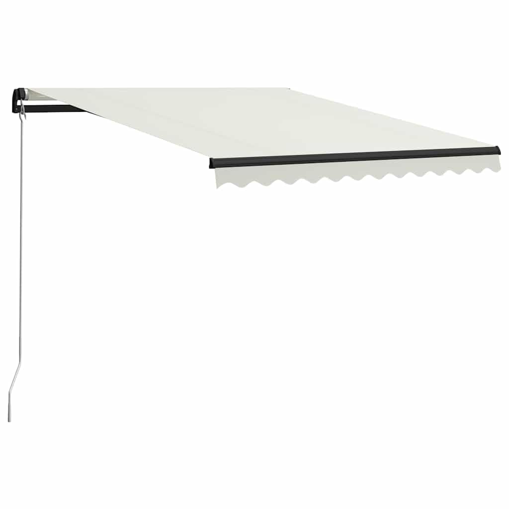Auvent aluminium de qualité supérieure 300x250 cm store extérieur durable crème