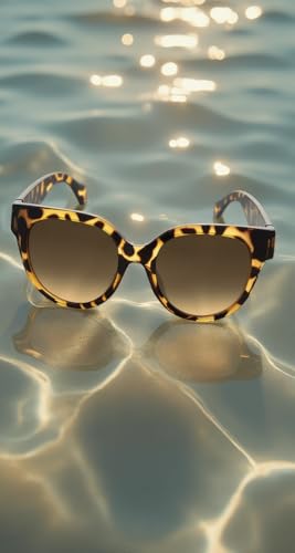Image of CARVE Vivian Sunglasses - Soft Cat-Eye Shades - Oversized - UV400