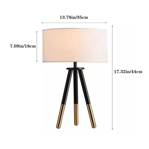 Lampe de Bureau en Tissu Diffusion Douce Éclairage Chevet