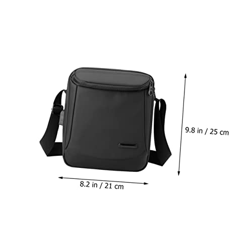 VALICLUD Plain Nylon Crossbody Briefcase for Men Stylish Shoulder Bag for Business Use2