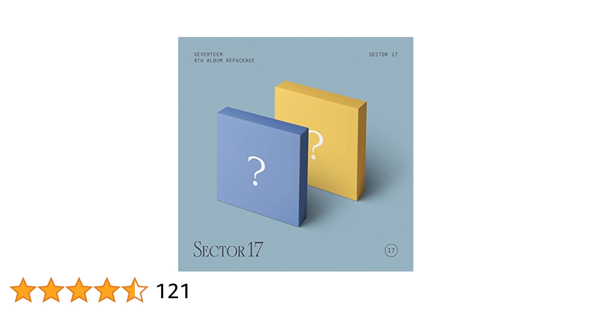 SEVENTEEN セブチ アルバム sector17 新品未開封 20枚 SEVENTEEN - SEVENTEEN 4th Album Repackage 'SECTOR 17'[NEW