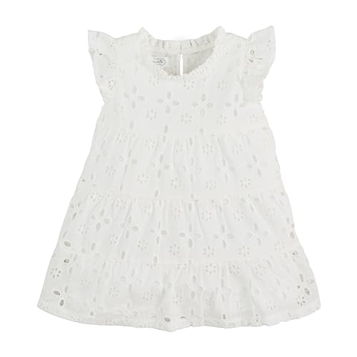 Mud Pie Girls Blue Mini Lula Eyelet Dress