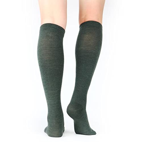 Image of ja vie 80% Merino Wool Ultra Soft 15-20mmHg Graduated Compression Socks for Women & Men