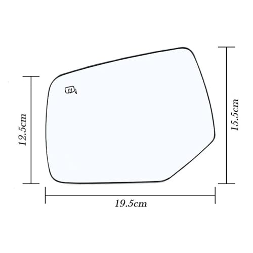 Rétroviseur grand angle chauffant Ford Escape 2009 2010 2011 2012 US - 4