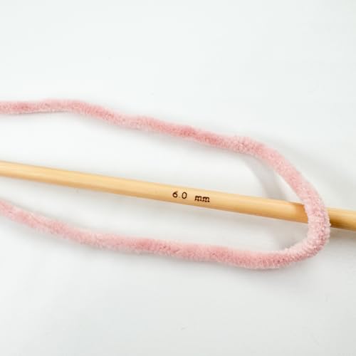 Image of Cuddly Velvet Chenille Yarn, Super Soft Fluffy Bulky for Knitting Crocheting Blanket Amigurumi, Durable for Shedding, 100 Gram (3.53 Ounces) 109 Yards (100 Meters) (Misty Rose) (3 Skeins)