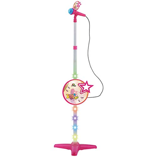 Instrumento Musical Pedestal Com Microfone Karaoke Art Brink Multicor