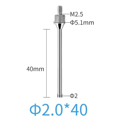2pcs Dial Indicator Point Anti-Rust Standard Depth Gaging Roller Bike Rim Head Tip Replacement Accessories