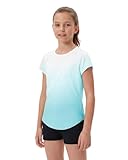 Stelle Athletic Shirts for Girls Short Sleeve Active T Shirts Sports Crewneck Dry Fit Tops Kids Teens Gym...