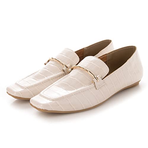 [イーボル] ローファー ソフトな履き心地スクエアソフトローファー レディース IQ9453 IVCRO 25.0 cmのサムネイル