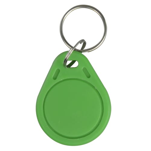 Porte-clés RFID 125KHz Nivian en PVC vert pour contrôle d'accès