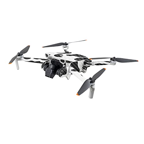 Image of MightySkins Carbon Fiber Skin Compatible with DJI Mini 3 - Cow Print | Protective, Durable Textured Carbon Fiber Finish | Easy to Apply | Made in The USA