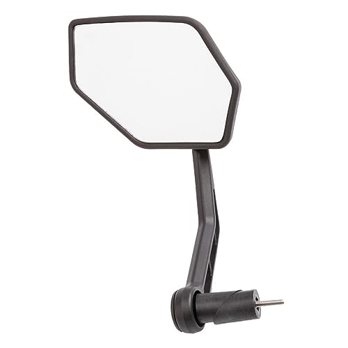 M-Wave Spy Space 45 Espejo retrovisor Izquierdo para Bicicleta, Unisex-Adultos, Negro