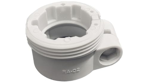 Thermostat Adapter für Heizungsventile RA, RAV, RAVL, Caleffi, Giacomini und M28 x 1,5 aus Kunststoff in Lichtgrau (Thermostat Adapter Set)