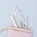 Malva Belle Best Crystal Glass Nail File for Women - Nail File & Travel Case - Nail File Set - Heavy Duty Nail File for Natural Nails, Gel - Professional Nail Shaper – Nail Essentials - Pink 3mm
