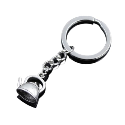 Porte-clés voiture homme avec pendentif théière idéal au quotidien