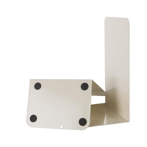 Serre-Livres en métal pour étagères (Beige)