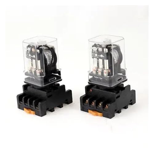 Relé de potencia JTX-3C DC24V con zócalo de 11 pines y triple circuito
