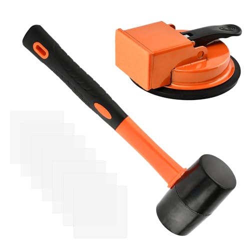 Floor Gap Fixer Tool Kit with Rubber Mallet & 10