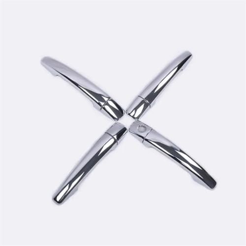 Cubierta de manijas puerta coche para Peugeot 3008 MK1 contra arañazos 3